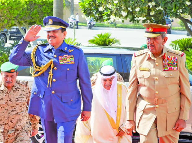 <p>His Majesty King Hamad, the Supreme Commander of the Armed Forces, has affirmed the importance of unity among nations and avoiding escalation, noting that this remains the highest goal and the most effective means to achieve security and prosperity. </p><p>The King also emphasised the importance of supporting efforts to promote peace and co-operation in a manner that enhances development, stability and prosperity for the region and the wider international community. </p><p>His Majesty expressed pride in the Bahrain Defence Force (BDF) personnel, praising their dedication and loyalty during a visit to the BDF General Command yesterday. </p><p>He was briefed on future plans to develop all its branches and units. </p><p>His Majesty was received by BDF Commander-in-Chief Field Marshal Shaikh Khalifa bin Ahmed Al Khalifa, Defence Minister Lieutenant General Abdulla Al Nuaimi and senior officers. </p><p>He also commended the outstanding performance of BDF personnel in military courses both in the kingdom and abroad.</p>